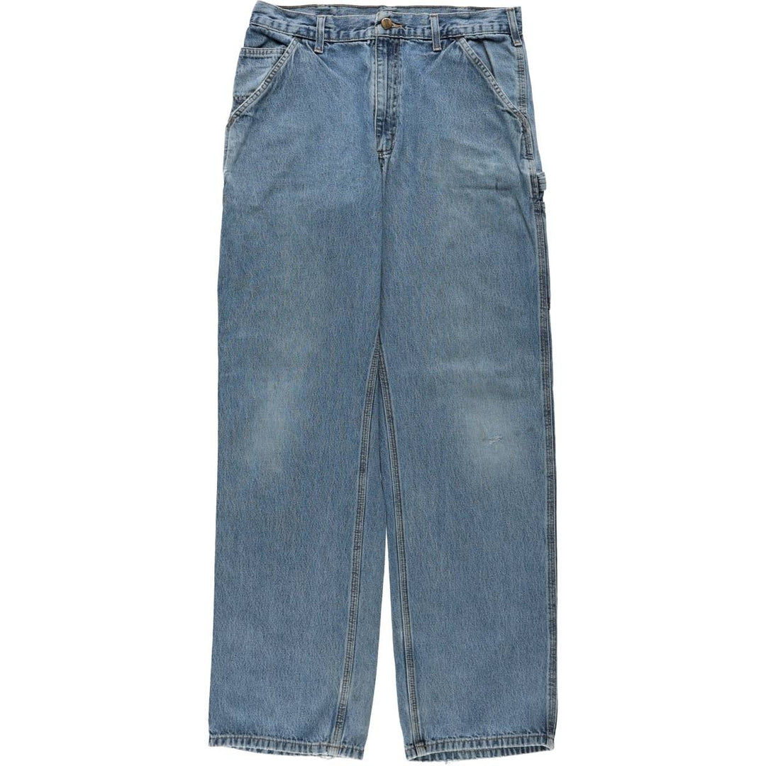 Carhartt Denim Painter Pants for Men, W34 equivalent unclear blue type Vintage Second Hand