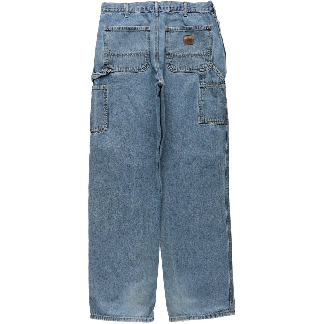Carhartt Denim Painter Pants for Men, W34 equivalent unclear blue type Vintage Second Hand