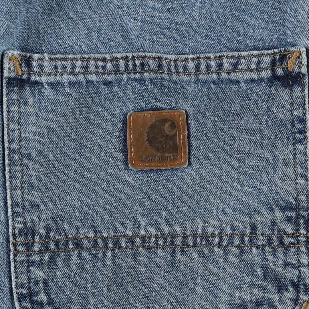 Carhartt Denim Painter Pants for Men, W34 equivalent unclear blue type Vintage Second Hand