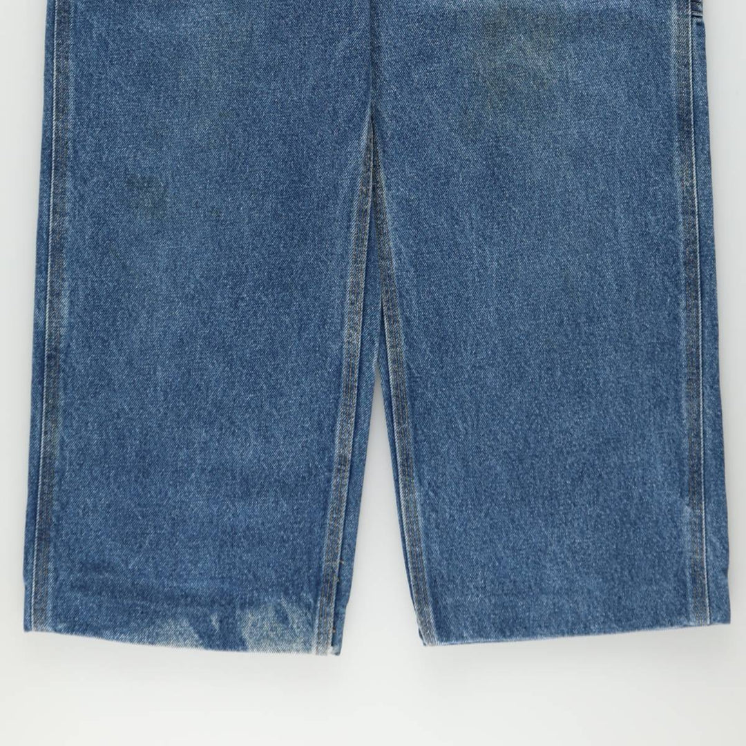 2000'S Carhartt Dungaree Fit Denim Painter Pants, Men's W33 (approx.) cotton blue type Vintage Second Hand
