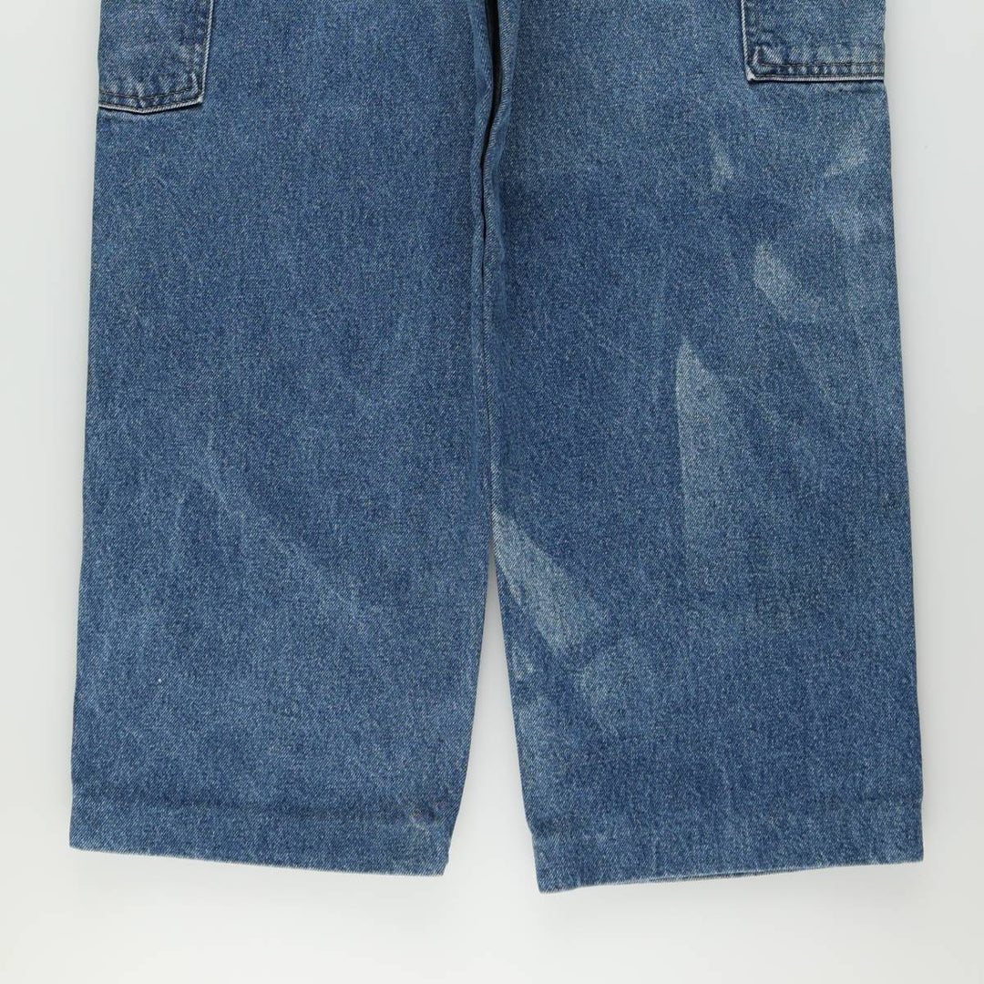 2000'S Carhartt Dungaree Fit Denim Painter Pants, Men's W33 (approx.) cotton blue type Vintage Second Hand