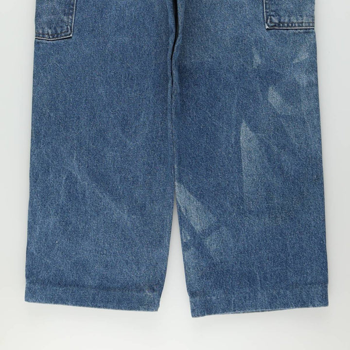 2000'S Carhartt Dungaree Fit Denim Painter Pants, Men's W33 (approx.) cotton blue type Vintage Second Hand