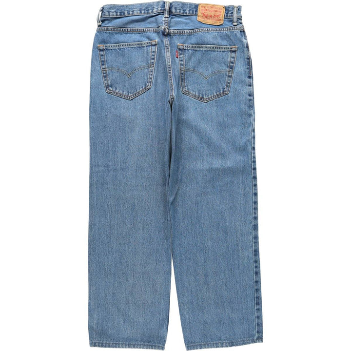 Levi's 550 Relaxed Fit Tapered Leg Denim Pants, Men's Size W34 (approx.), Vintage unclear blue type Vintage Second Hand
