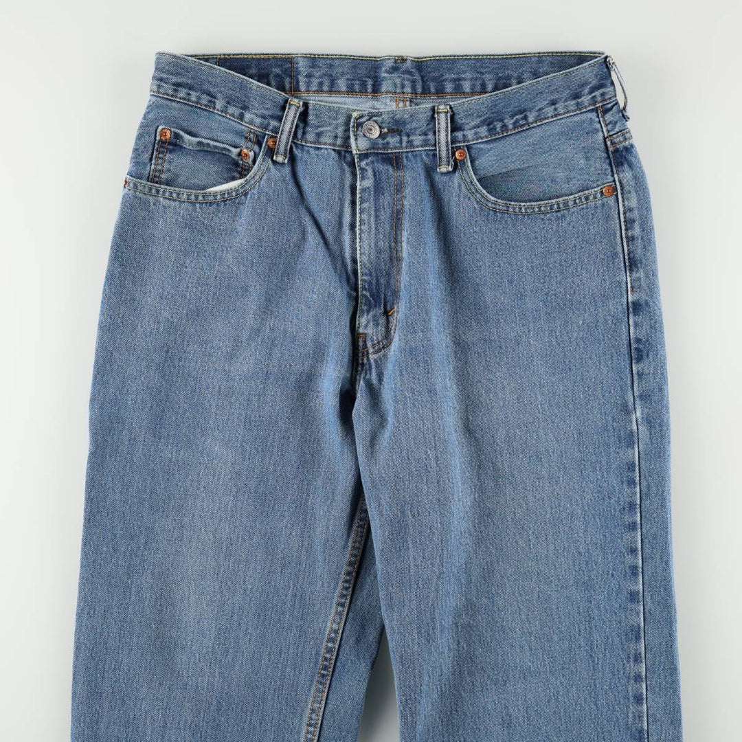 Levi's 550 Relaxed Fit Tapered Leg Denim Pants, Men's Size W34 (approx.), Vintage unclear blue type Vintage Second Hand