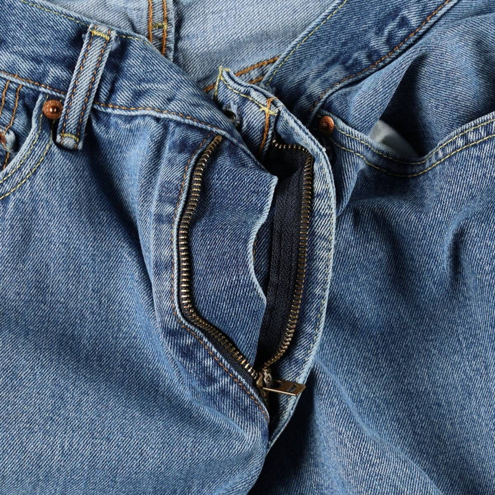 Levi's 550 Relaxed Fit Tapered Leg Denim Pants, Men's Size W34 (approx.), Vintage unclear blue type Vintage Second Hand