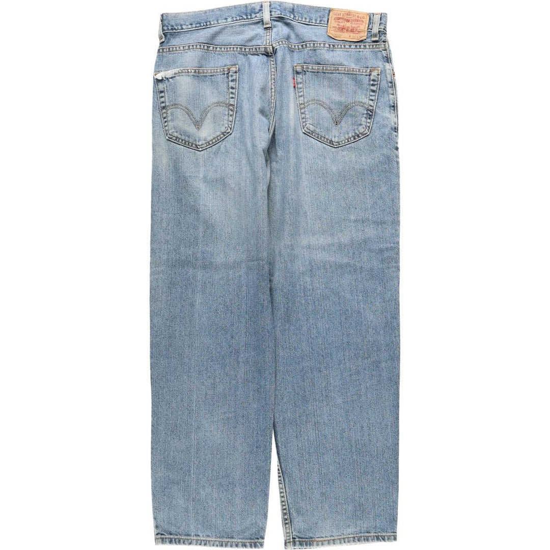 Levi's 550 Relaxed Fit Tapered Denim Pants for Men, W36 cotton blue type Vintage Second Hand