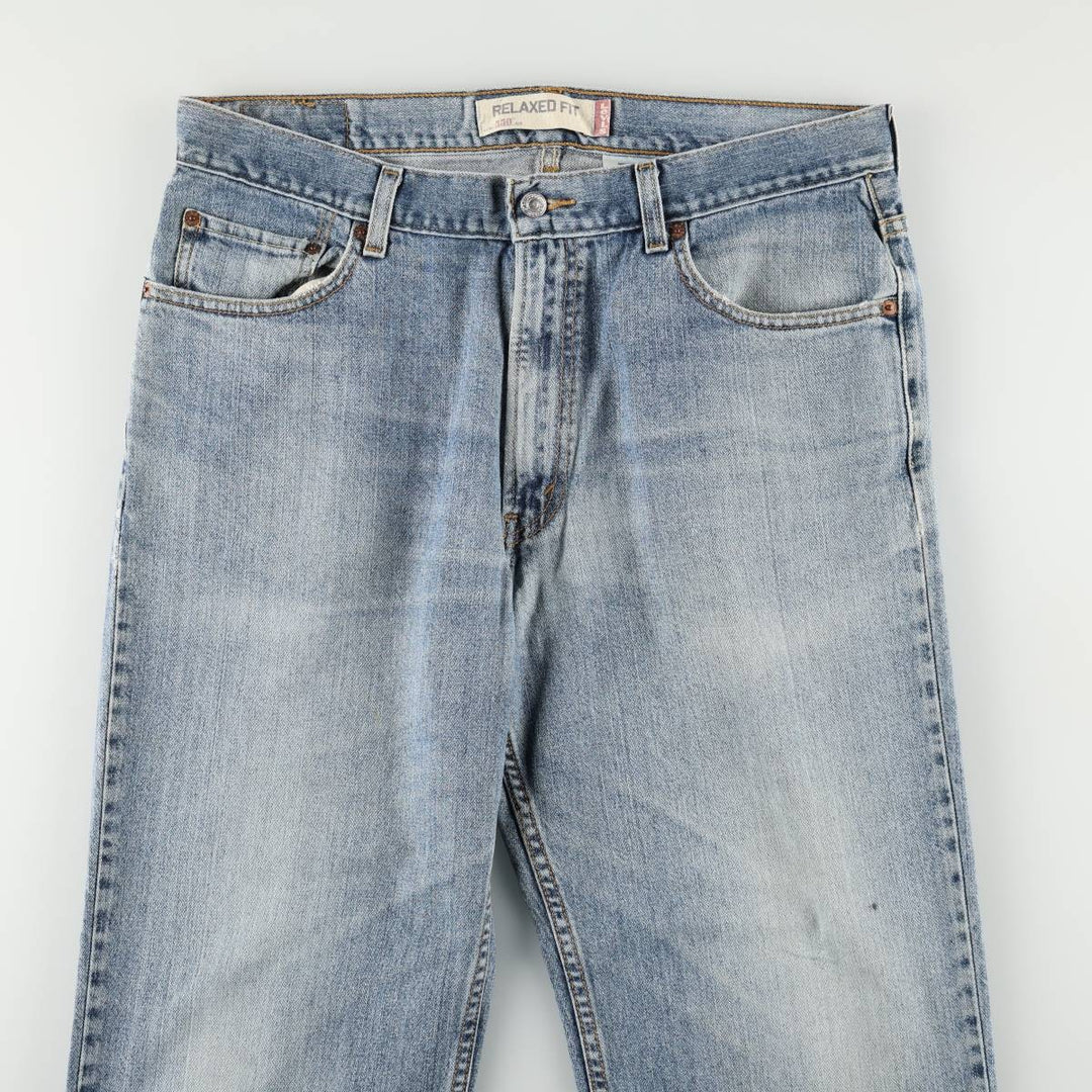 Levi's 550 Relaxed Fit Tapered Denim Pants for Men, W36 cotton blue type Vintage Second Hand