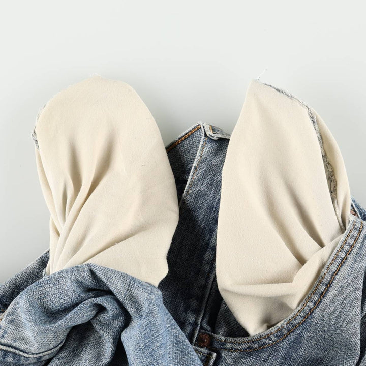 Levi's 550 Relaxed Fit Tapered Denim Pants for Men, W36 cotton blue type Vintage Second Hand