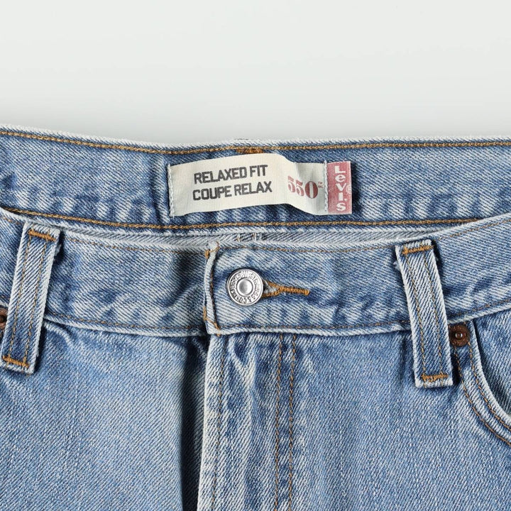 Levi's 550 Relaxed Fit Coupe Relax Tapered Denim Pants for Men, W36 cotton blue type Vintage Second Hand