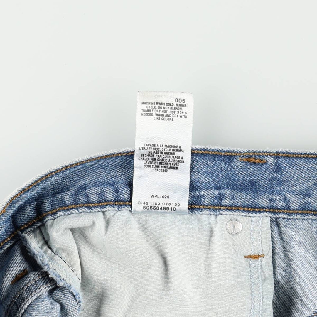 Levi's 550 Relaxed Fit Coupe Relax Tapered Denim Pants for Men, W36 cotton blue type Vintage Second Hand