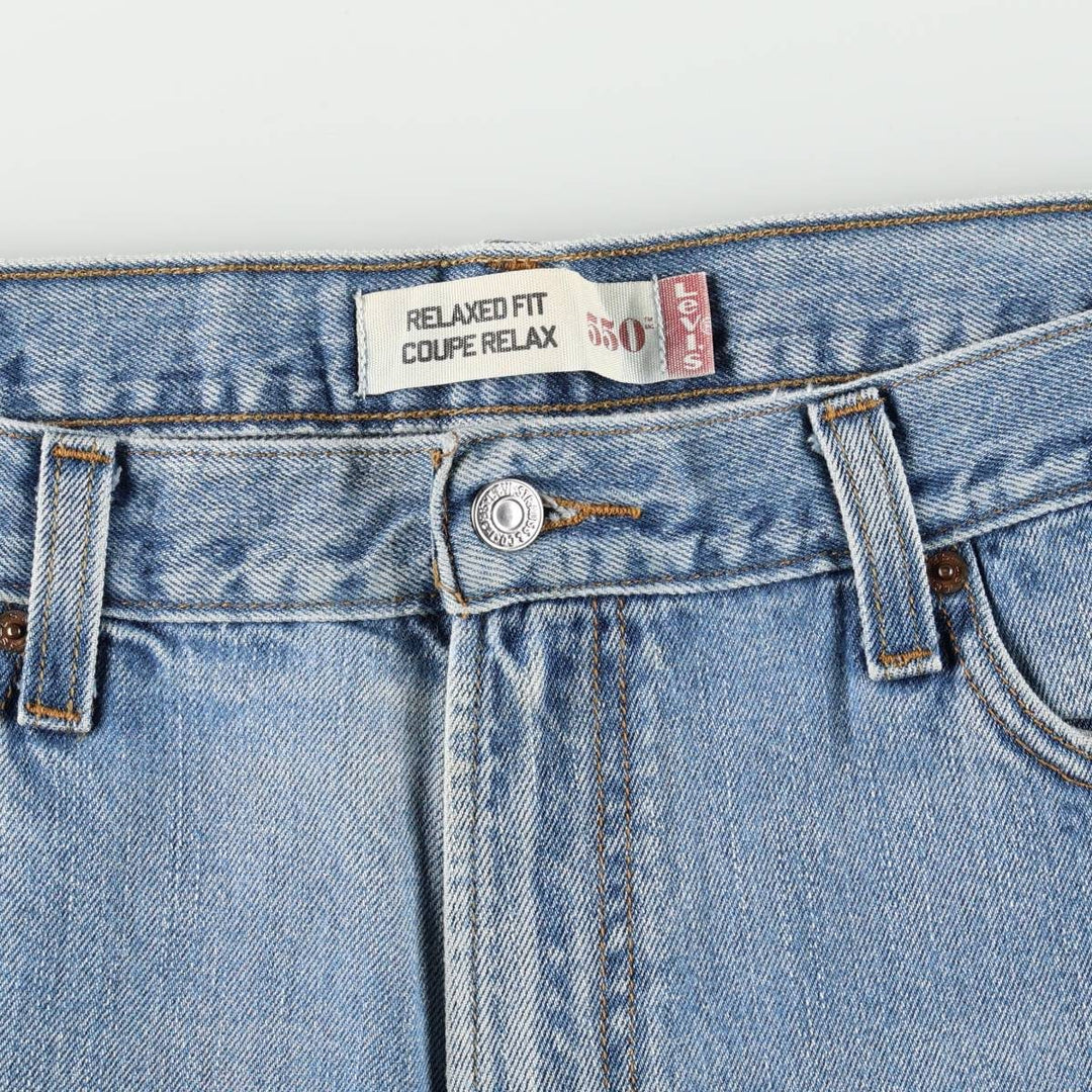 Levi's 550 Relaxed Fit Coupe Relax Tapered Denim Pants for Men, W36 cotton blue type Vintage Second Hand