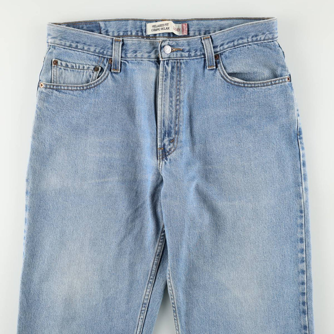 Levi's 550 Relaxed Fit Coupe Relax Tapered Denim Pants for Men, W36 cotton blue type Vintage Second Hand