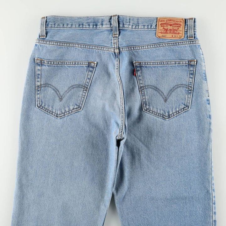 Levi's 550 Relaxed Fit Coupe Relax Tapered Denim Pants for Men, W36 cotton blue type Vintage Second Hand
