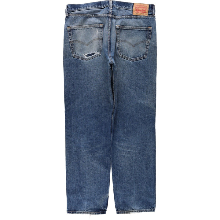 Levi's 550 tapered denim pants for men, size W38 unclear blue type Vintage Second Hand