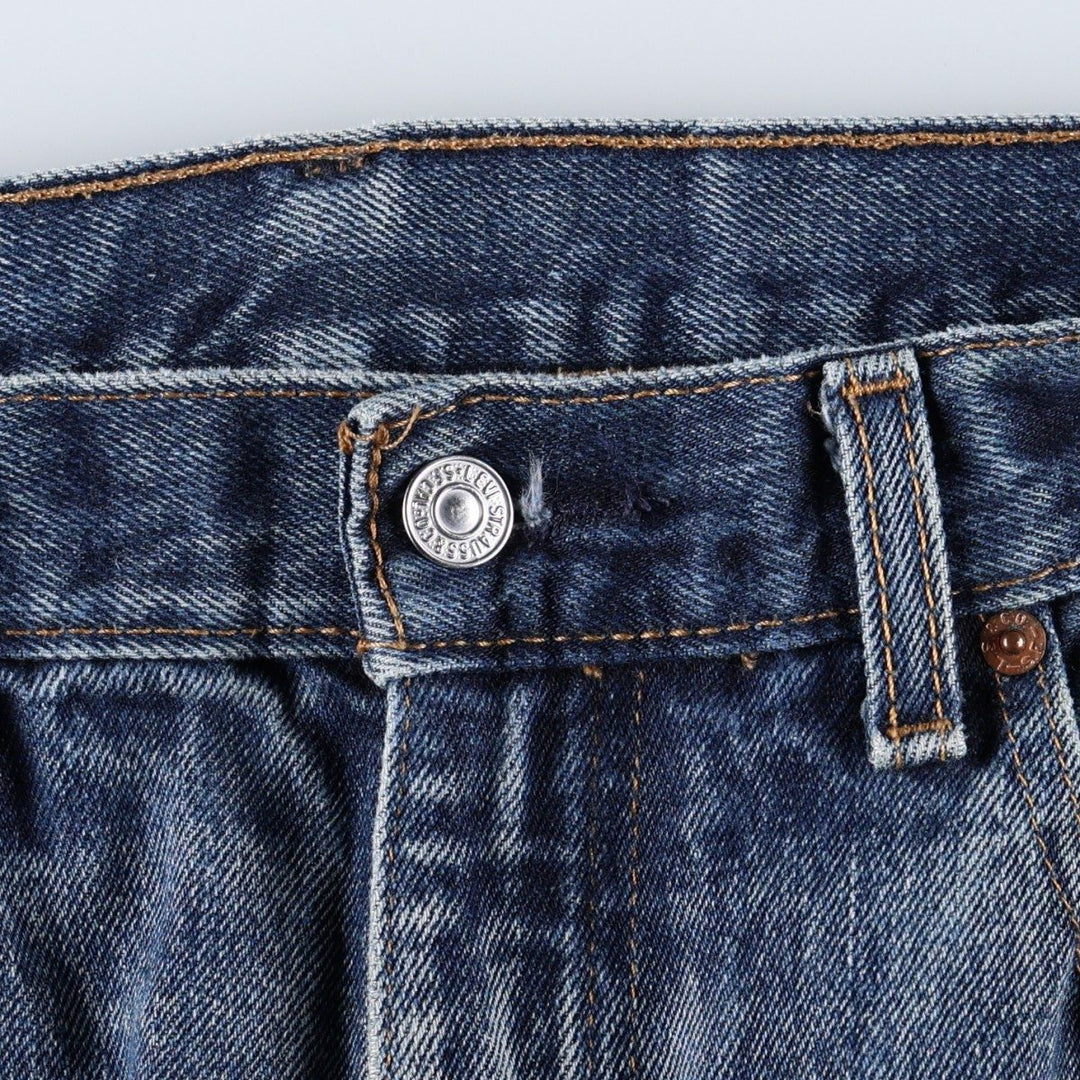Levi's 550 tapered denim pants for men, size W38 unclear blue type Vintage Second Hand