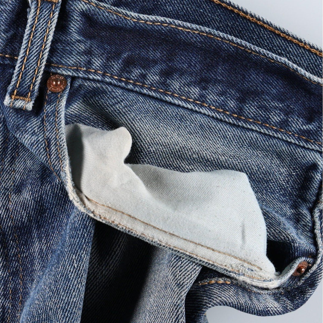 Levi's 550 tapered denim pants for men, size W38 unclear blue type Vintage Second Hand