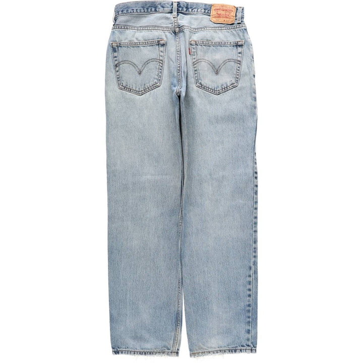 Levi's 550 Relaxed Fit Tapered Denim Pants for Men, W34 equivalent cotton blue type Vintage Second Hand