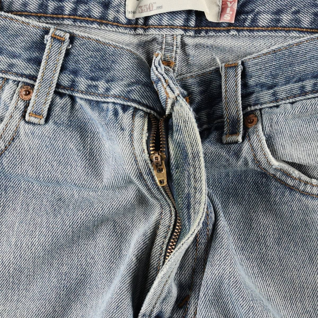 Levi's 550 Relaxed Fit Tapered Denim Pants for Men, W34 equivalent cotton blue type Vintage Second Hand