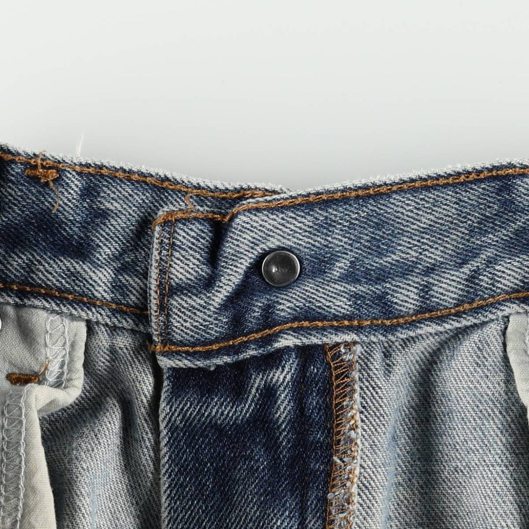Levi's 550 Relaxed Fit Tapered Denim Pants for Men, W34 equivalent cotton blue type Vintage Second Hand
