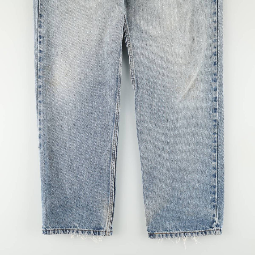 Levi's 550 Relaxed Fit Tapered Denim Pants for Men, W34 equivalent cotton blue type Vintage Second Hand