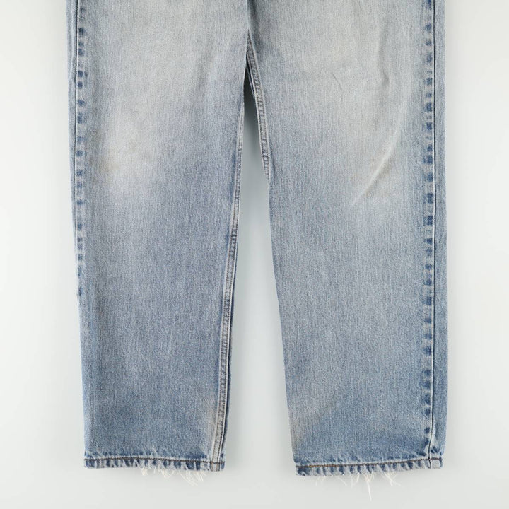 Levi's 550 Relaxed Fit Tapered Denim Pants for Men, W34 equivalent cotton blue type Vintage Second Hand