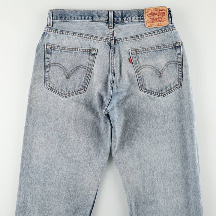 Levi's 550 Relaxed Fit Tapered Denim Pants for Men, W34 equivalent cotton blue type Vintage Second Hand