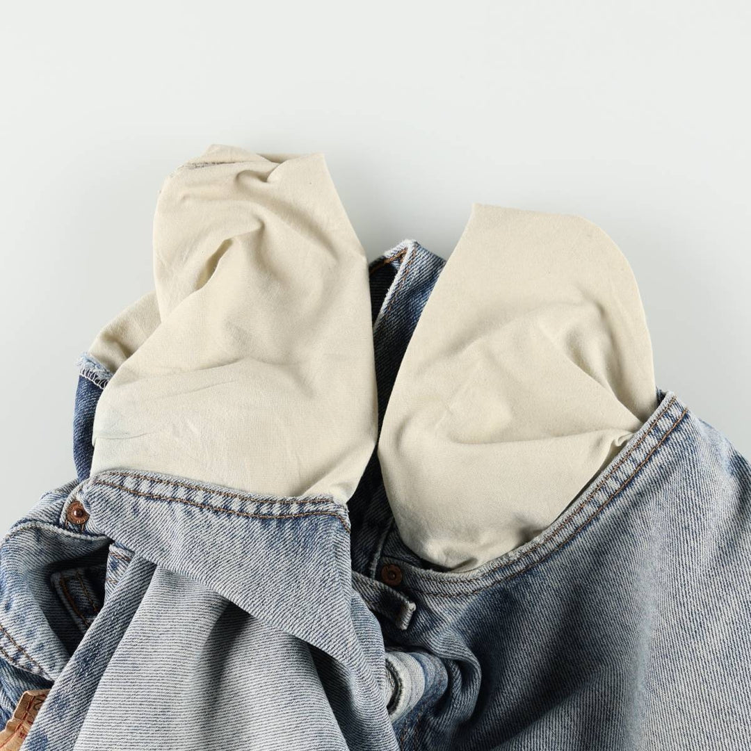 Levi's 550 Relaxed Fit Tapered Denim Pants for Men, W34 equivalent cotton blue type Vintage Second Hand