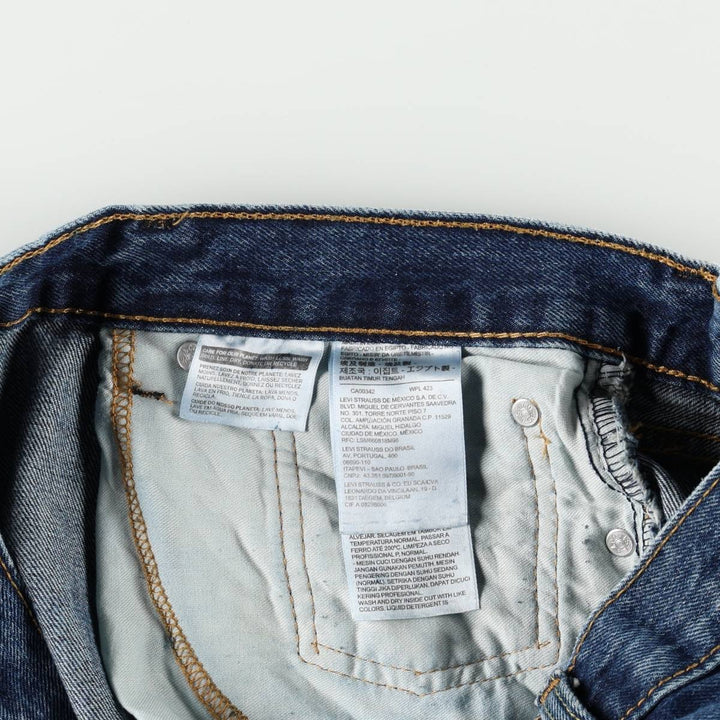 Levi's 550 Tapered Denim Pants, Men's W36 (approx.), Vintage cotton blue type Vintage Second Hand