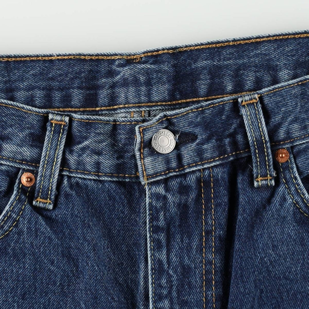 Levi's 550 Tapered Denim Pants, Men's W36 (approx.), Vintage cotton blue type Vintage Second Hand