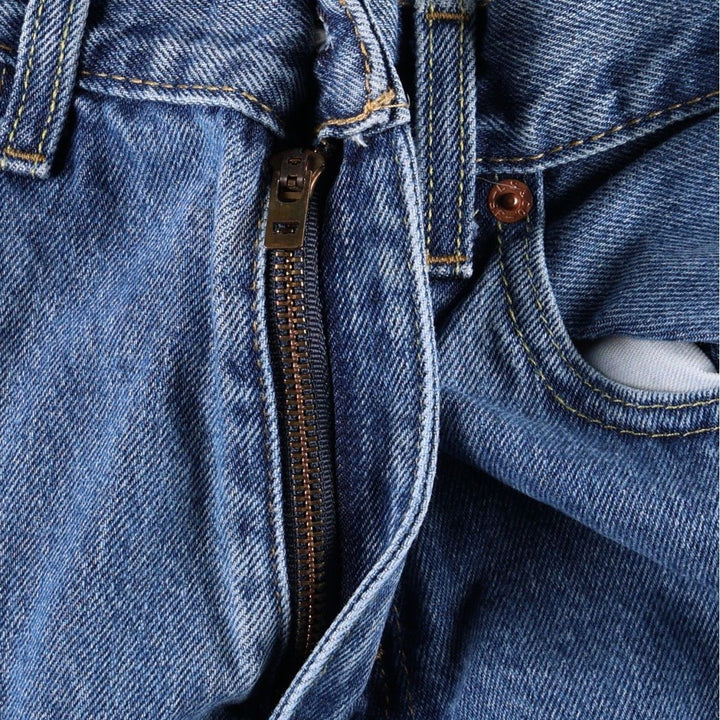 Levi's 550 tapered denim pants for men, size W34 cotton blue type Vintage Second Hand