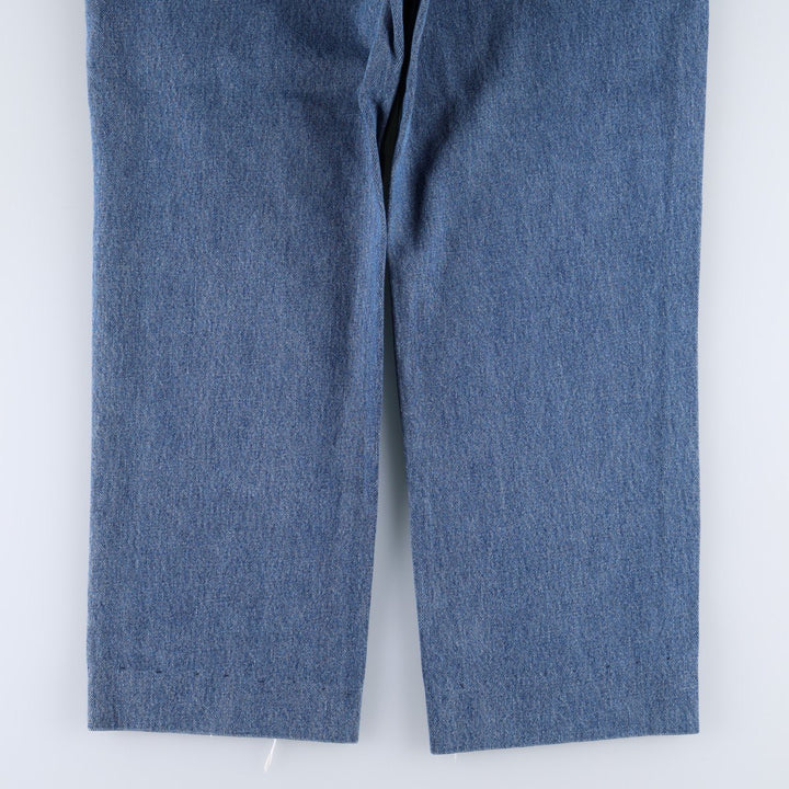 Levi's 550 tapered denim pants for men, size W34 cotton blue type Vintage Second Hand