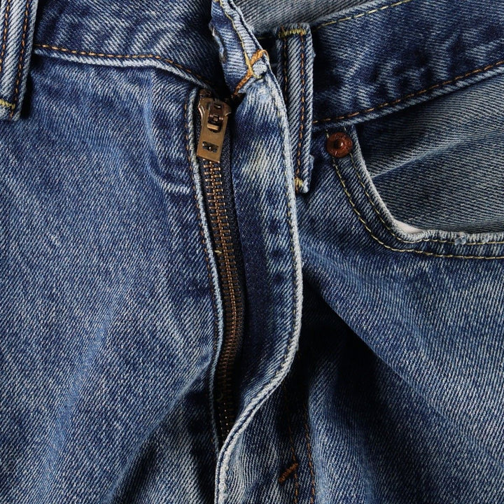 Levi's 550 tapered denim pants for men, size w37 cotton blue type Vintage Second Hand