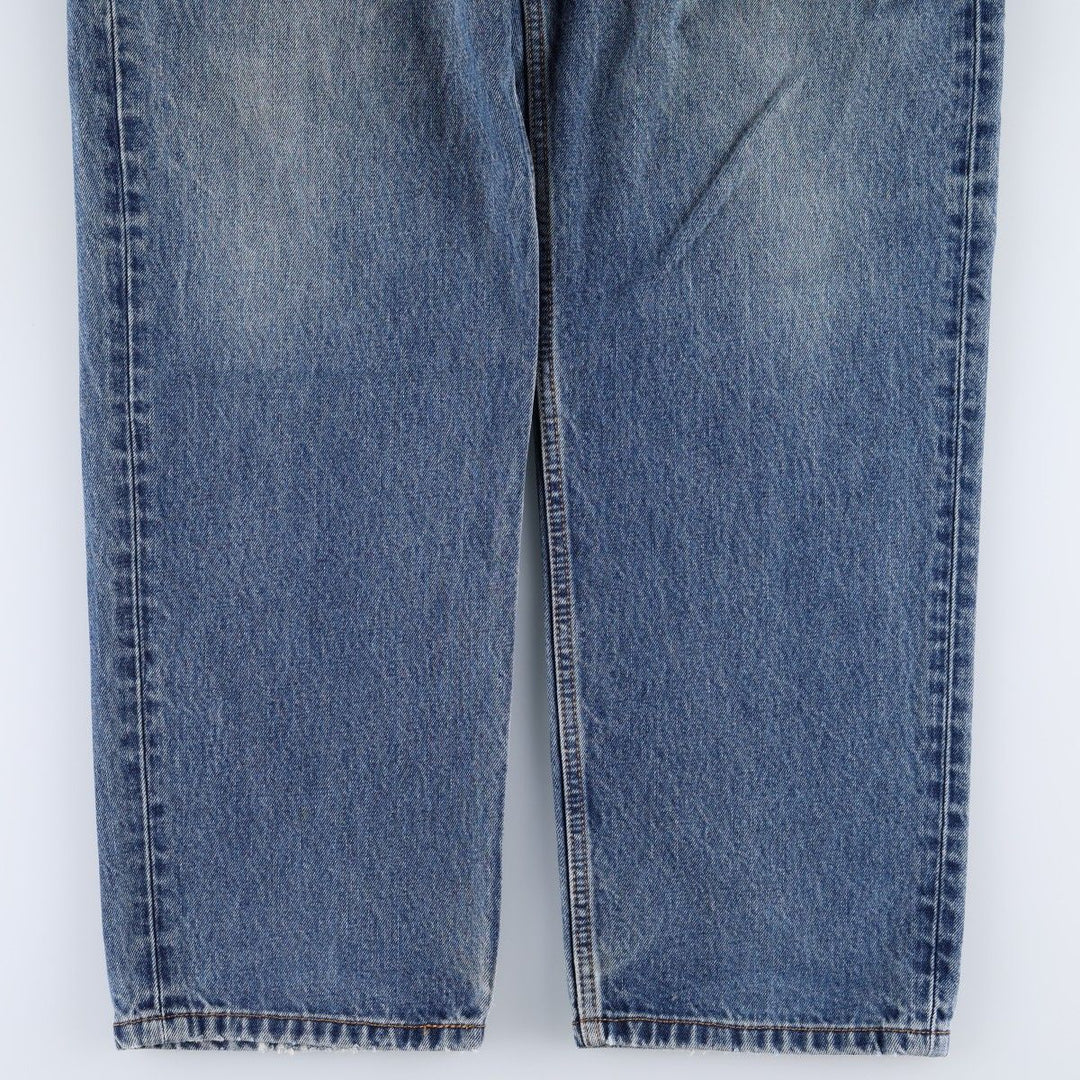 Levi's 550 tapered denim pants for men, size w37 cotton blue type Vintage Second Hand