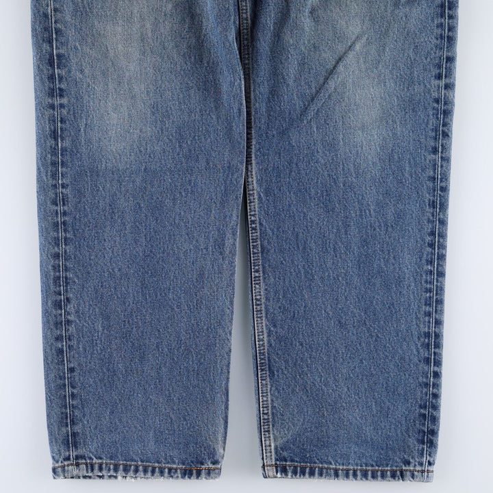 Levi's 550 tapered denim pants for men, size w37 cotton blue type Vintage Second Hand