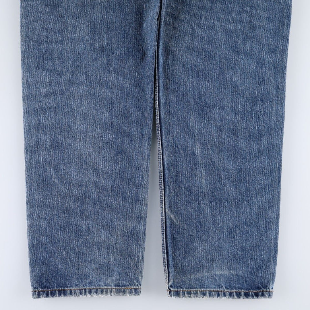 Levi's 550 tapered denim pants for men, size w37 cotton blue type Vintage Second Hand
