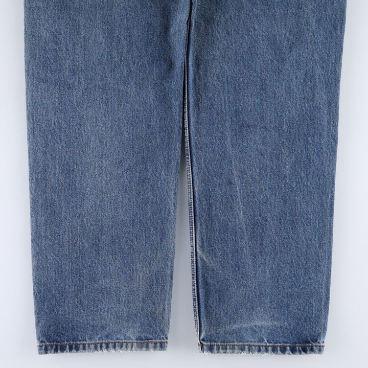 Levi's 550 tapered denim pants for men, size w37 cotton blue type Vintage Second Hand