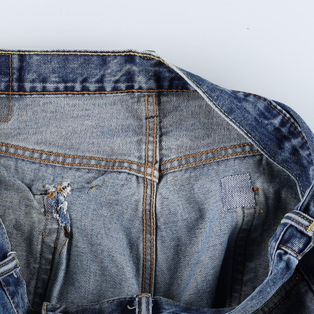 Levi's 550 tapered denim pants for men, size w37 cotton blue type Vintage Second Hand