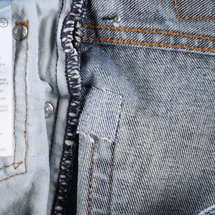 Levi's 550 tapered denim pants for men, size w37 cotton blue type Vintage Second Hand