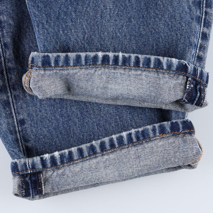Levi's 550 tapered denim pants for men, size w37 cotton blue type Vintage Second Hand