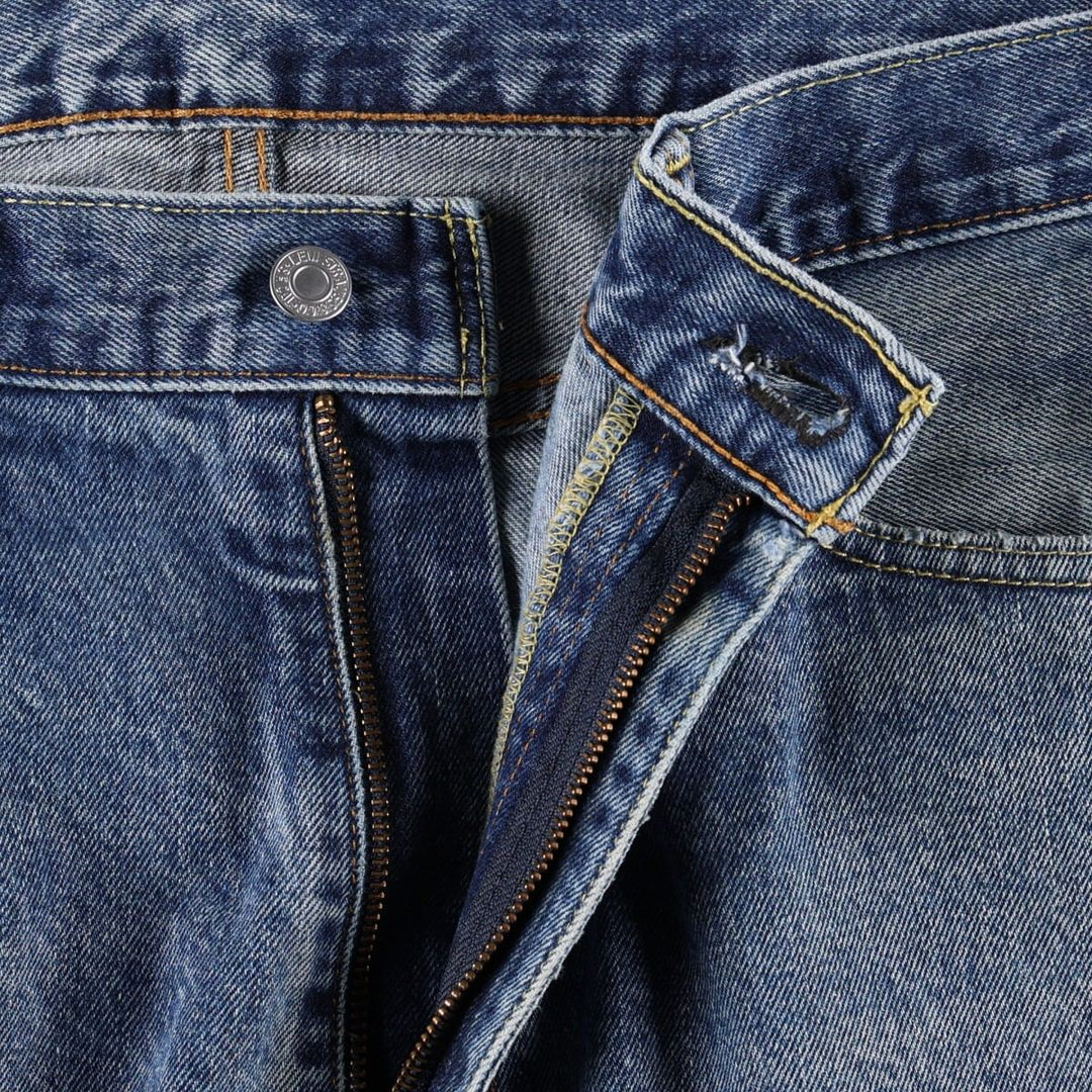 Levi's 550 tapered denim pants for men, size w37 cotton blue type Vintage Second Hand