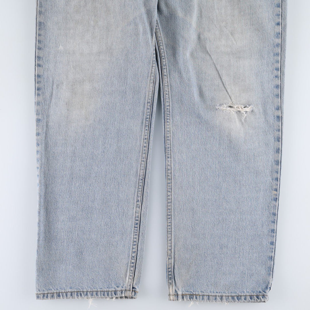 Levi's 550 Relaxed Fit Tapered Denim Pants for Men, W36 cotton blue type Vintage Second Hand