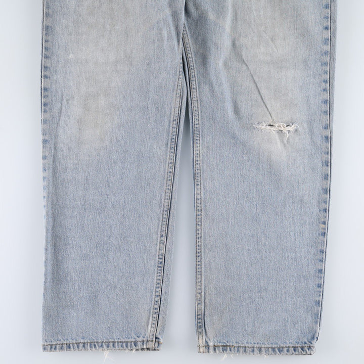 Levi's 550 Relaxed Fit Tapered Denim Pants for Men, W36 cotton blue type Vintage Second Hand