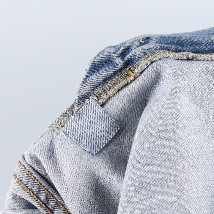 Levi's 550 Relaxed Fit Tapered Denim Pants for Men, W36 cotton blue type Vintage Second Hand