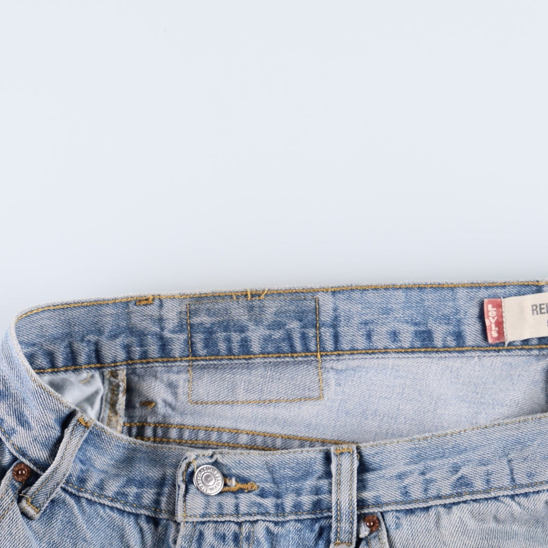 Levi's 550 Relaxed Fit Tapered Denim Pants for Men, W36 cotton blue type Vintage Second Hand