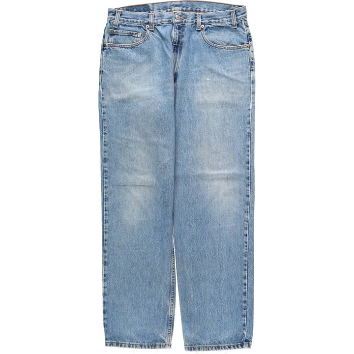 00'S Levi's 550 Relaxed Fit Tapered Denim Pants for Men, W35 cotton blue type Vintage Second Hand