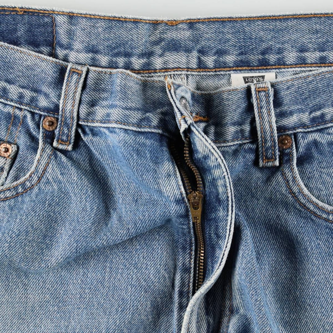 00'S Levi's 550 Relaxed Fit Tapered Denim Pants for Men, W35 cotton blue type Vintage Second Hand