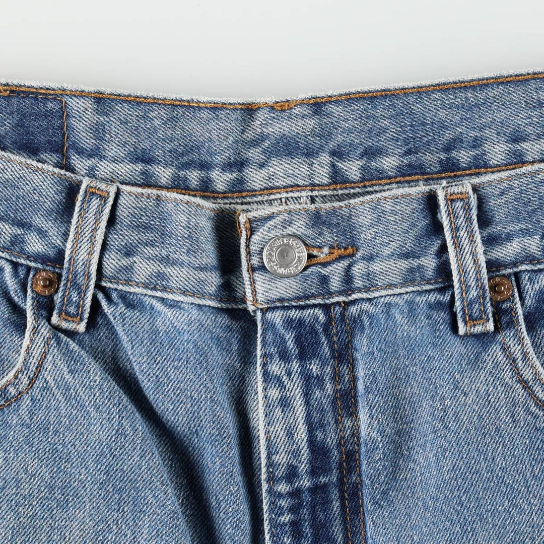 00'S Levi's 550 Relaxed Fit Tapered Denim Pants for Men, W35 cotton blue type Vintage Second Hand