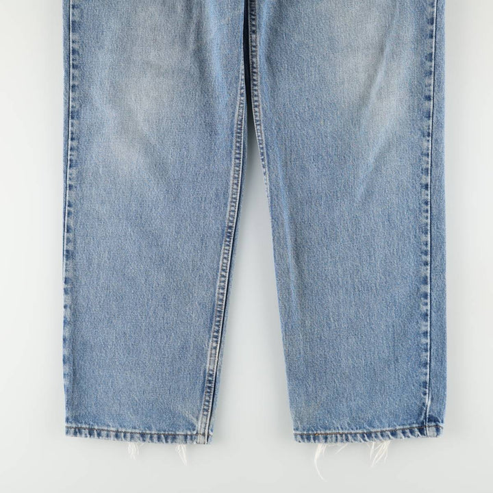 00'S Levi's 550 Relaxed Fit Tapered Denim Pants for Men, W35 cotton blue type Vintage Second Hand