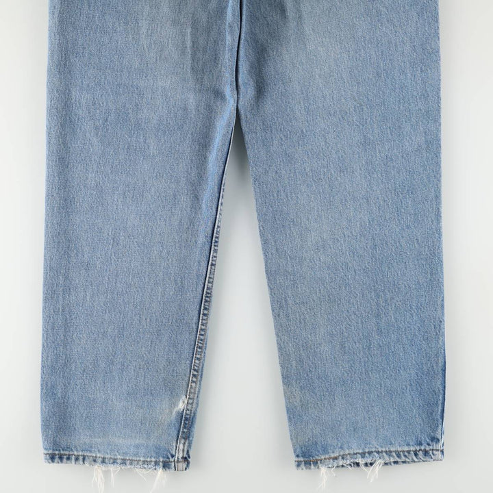 00'S Levi's 550 Relaxed Fit Tapered Denim Pants for Men, W35 cotton blue type Vintage Second Hand