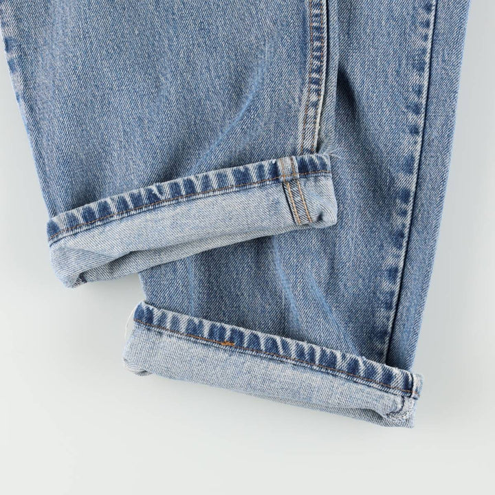 00'S Levi's 550 Relaxed Fit Tapered Denim Pants for Men, W35 cotton blue type Vintage Second Hand